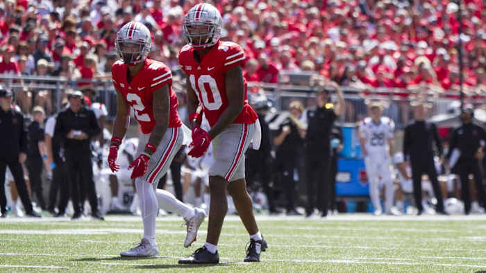 69. Emeka Egbuka and Xavier Johnson